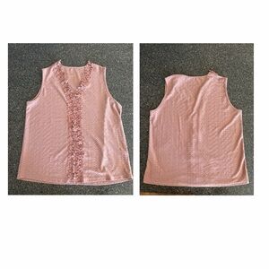 Pink Sleeveless Top